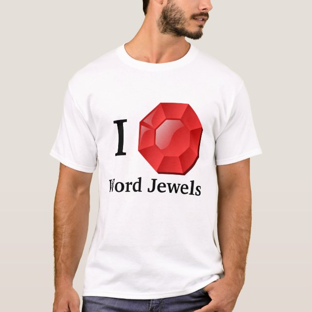 Le mot Jewels le T-shirt (Devant)