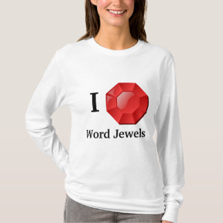 Le mot Jewels le T-shirt