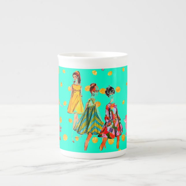 Le Motif Cousu De La Mug Chinoise (Devant)
