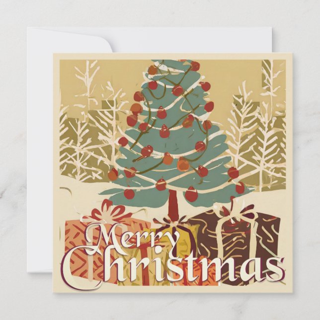 Le Motif de Noël, avec des présents sous l'arbre d (Devant)