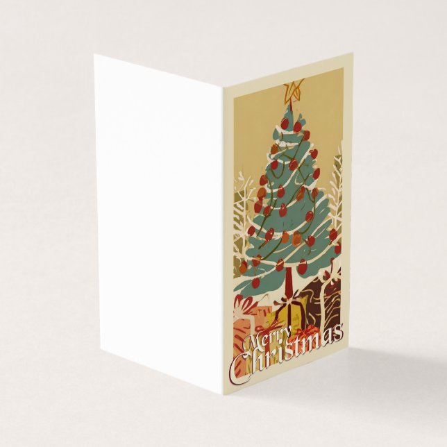 Le Motif de Noël, avec des présents sous l'arbre d (Outside)