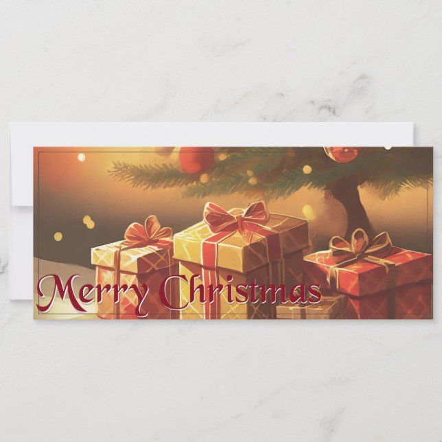 Le Motif de Noël, avec des présents sous l'arbre d (Devant)