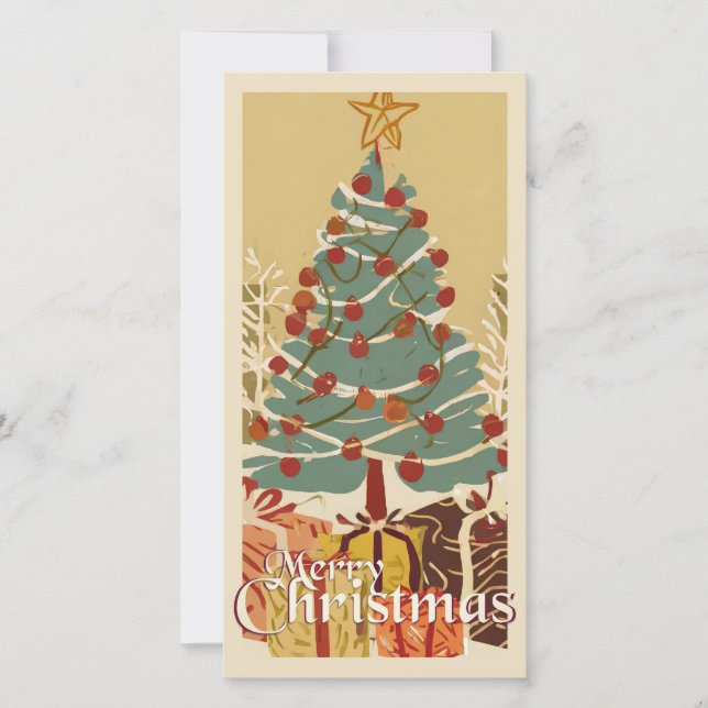 Le Motif de Noël, avec des présents sous l'arbre d (Devant)