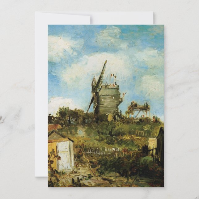 Le Moulin de la Galette par Vincent van Gogh (Devant)