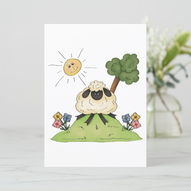 Le mouton sur une colline Invitations (Créateur téléchargé)