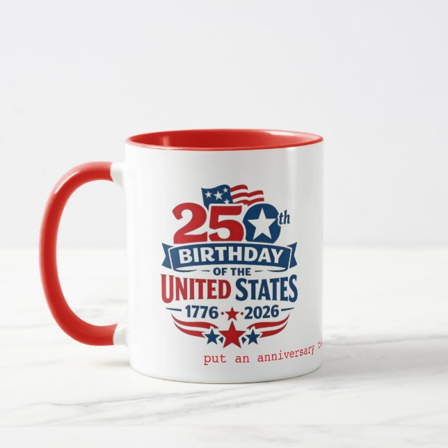 Le Mug Semiquincentenaire Stars & Stripes (Gauche)