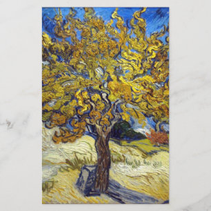 Le Mulberry Tree. Vincent Van Gogh. L'art célèbre.