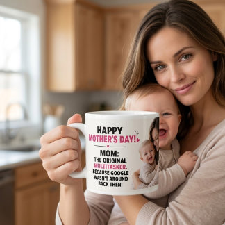 Le multitâche original, Mug photo personnalisé pou