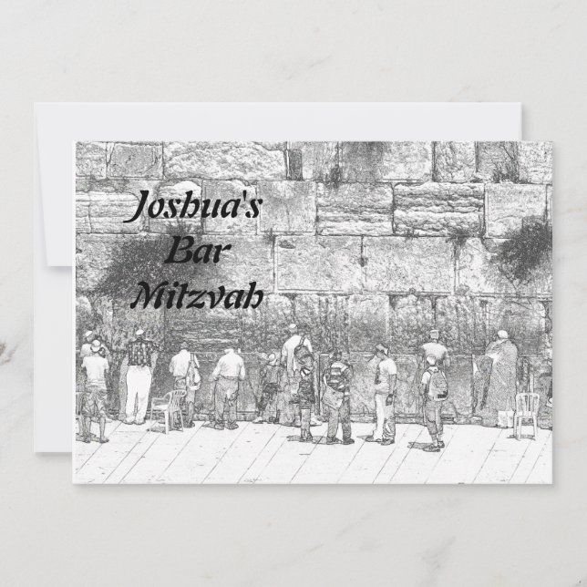 Le Mur Occidental, Jérusalem (Devant)