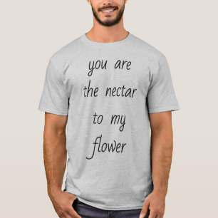 Le Nectar de la T-shirt de base de mes Flower Men