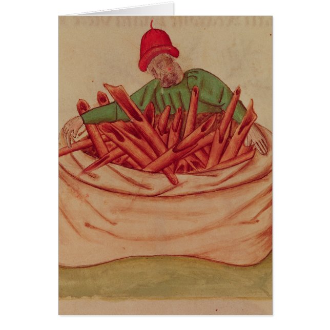 Le négociant de cannelle, de 'Tractatus de Herbis' (Devant)