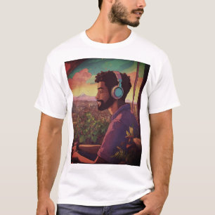 Le Neon Jungle Beats, T-shirt pour hommes