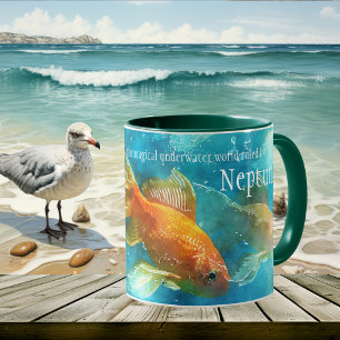 Le Neptune sous-marin Pisce Fish Mug