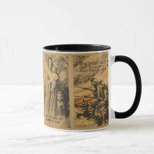 "Le New Jersey doit se battre sur..." WW I Mug
