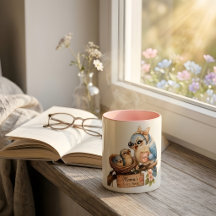 Le nid douillet de maman – Mug matinée de la famil