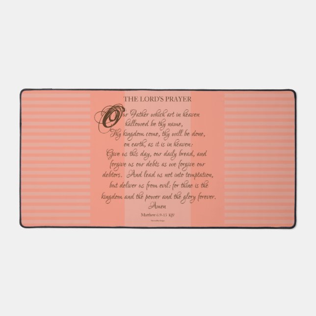 Le Notre Père - Tapis de bureau (Recto)