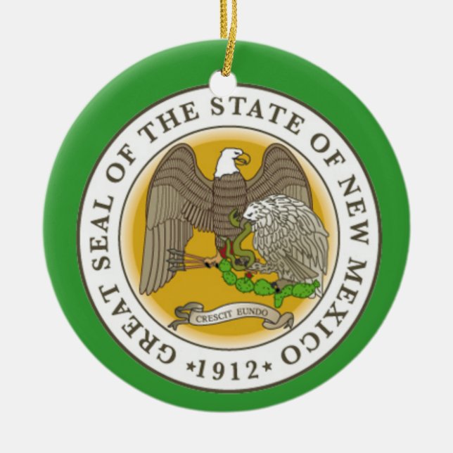 Le Nouveau Mexique * ornement de Noël (Devant)