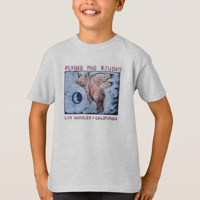 Le nouveau T-shirt de porc de vol (Devant)