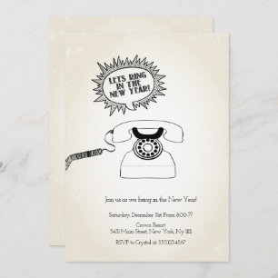 Le Nouvel An, Rétro Invitation