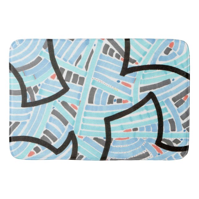 Le nuage emprisonne le tapis de bain (Devant)