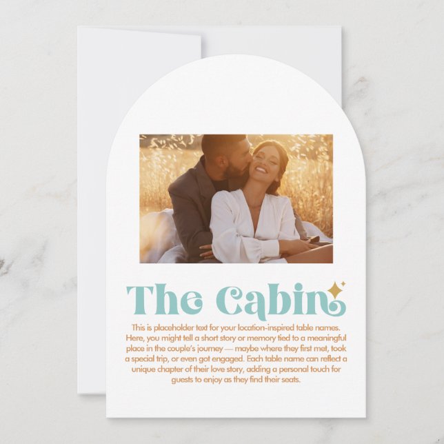 Le numéro de table de la cabine (Devant)