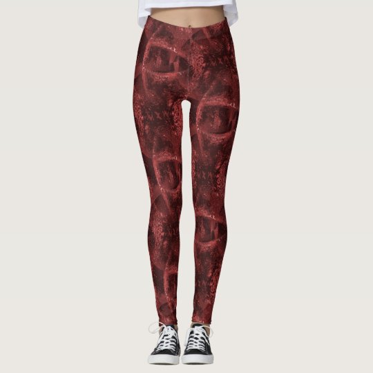Le "oeil rouge et noir vous voient" modeler leggings