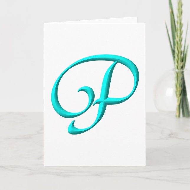 Le P initial (Devant)