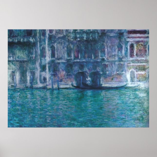 Le palais da Mula Claude Monet  Poster (Devant)