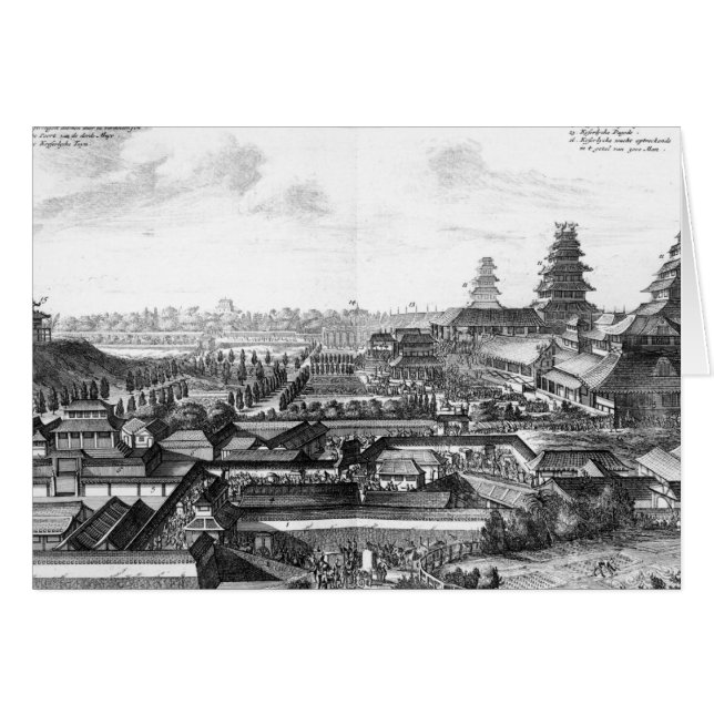 Le palais impérial dans Ido, Japon (Devant horizontal)