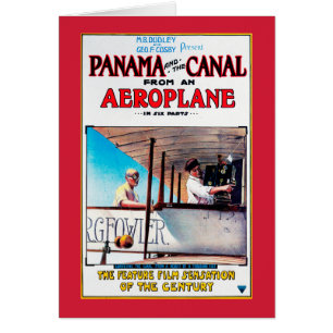 Le Panama et le cinéma de l'avion Canal Promo Post