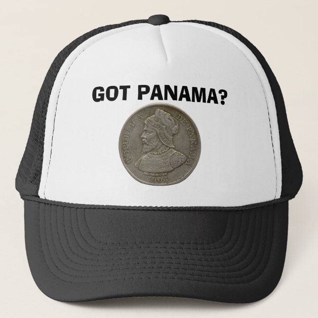 LE PANAMA PASSÉ ? Casquette de pièce de monnaie (Devant)
