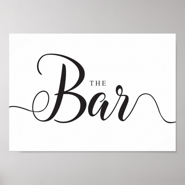 Le panneau du bar. Affiche de boissons de bar exté (Devant)