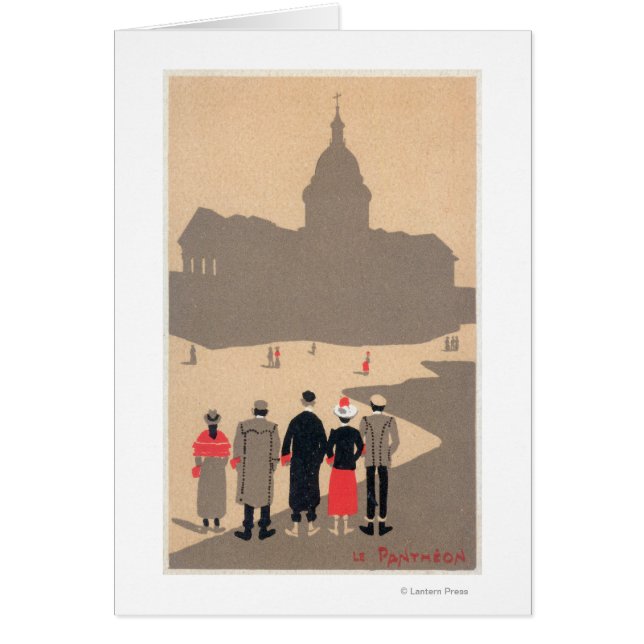 Le Panthéon Art Déco Scène Paris, France (Devant)