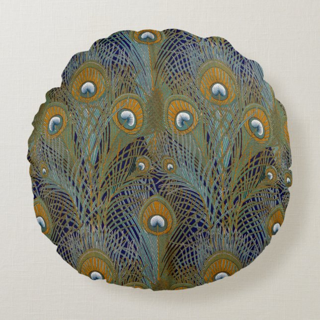 Le paon fait varier le pas des coussins (Devant)