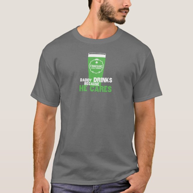 Le papa de FINNEGANS boit le T-shirt (Devant)