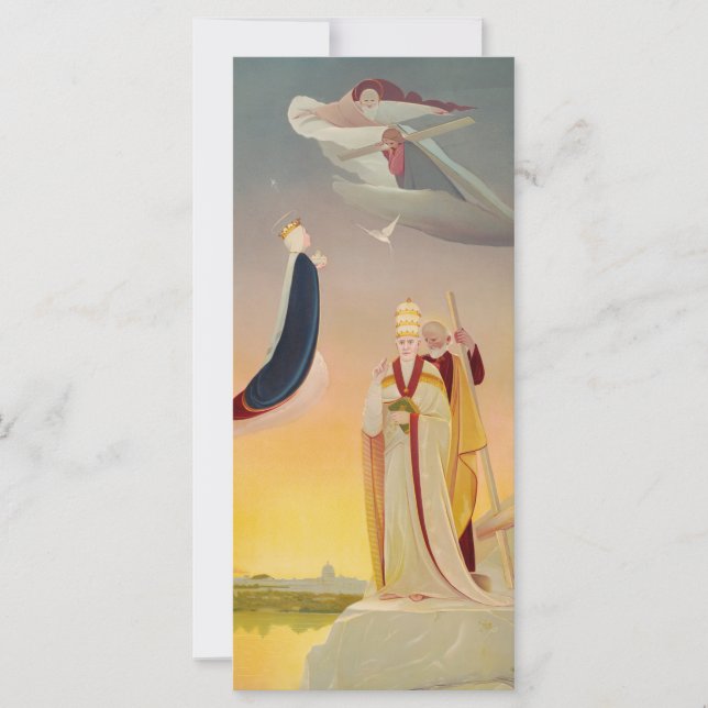 Le Pape de Rome, Vierge Marie et Jésus (Devant)