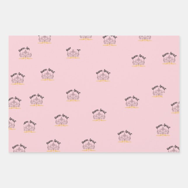 Le papier d'enveloppement de la Reine - Feuille pl (Devant)