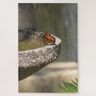 Le papillon de Viceroy au puzzle de la Fontaine