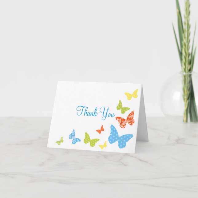 Le papillon embrasse le Merci (Devant)