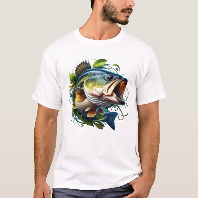 Le paradis des pêcheurs - T-shirt de pêche (Devant)
