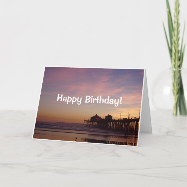 Le paradis est là où vous êtes Carte d'anniversair (Devant)