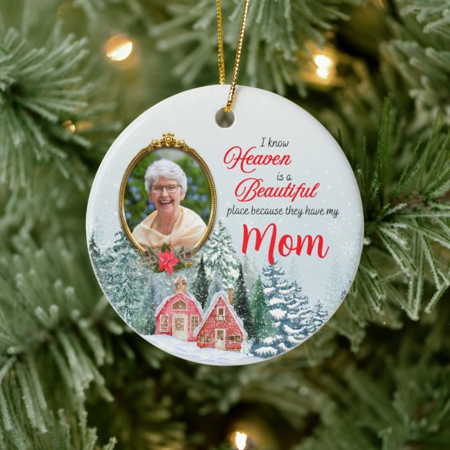 Le paradis est un bel endroit rond ornement (Arbre)