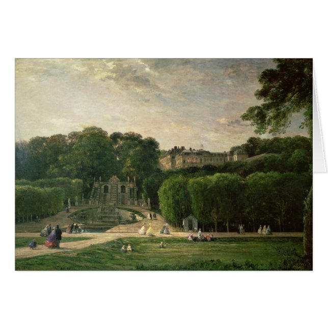 Le parc au nuage de St, 1865 (Devant horizontal)