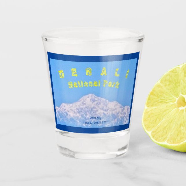 Le parc national de Denali en verre soufflé (Devant)