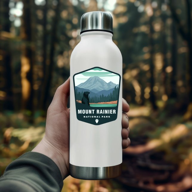 Le Parc national du Mont Rainier | Sticker Die-Cut (Mount Rainier National Park Sticker)