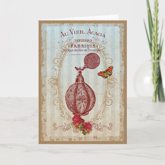 Le Parfum III - Carte de voeux (Devant)