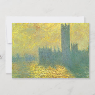Le Parlement, ciel orageux de Claude Monet