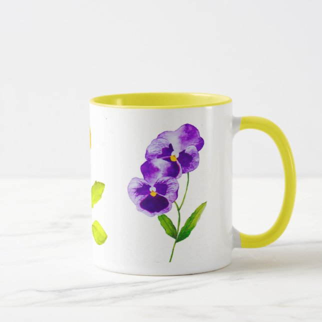 'Le Parti de la Pansée' sur une Mug Combo (II) (Droite)