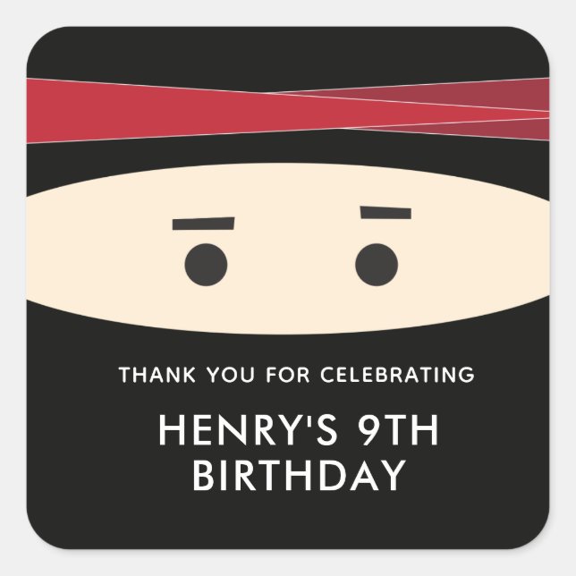 Le parti Ninja favorise les Étiquettes (Devant)