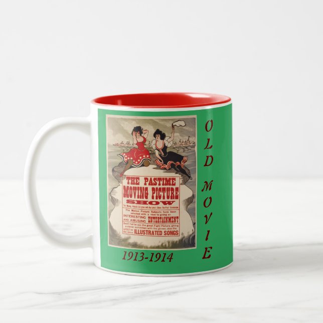 Le Pastime Movie Vieux Poster Mug (Gauche)